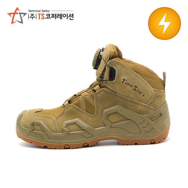 TS-델타포스 절연 겸용 티에스 안전화(브라운-선심있음)          